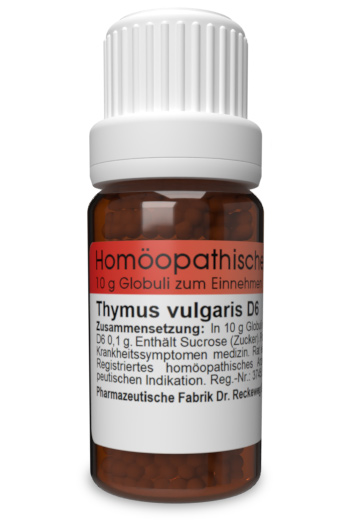 Thymus vulgaris D6, D12