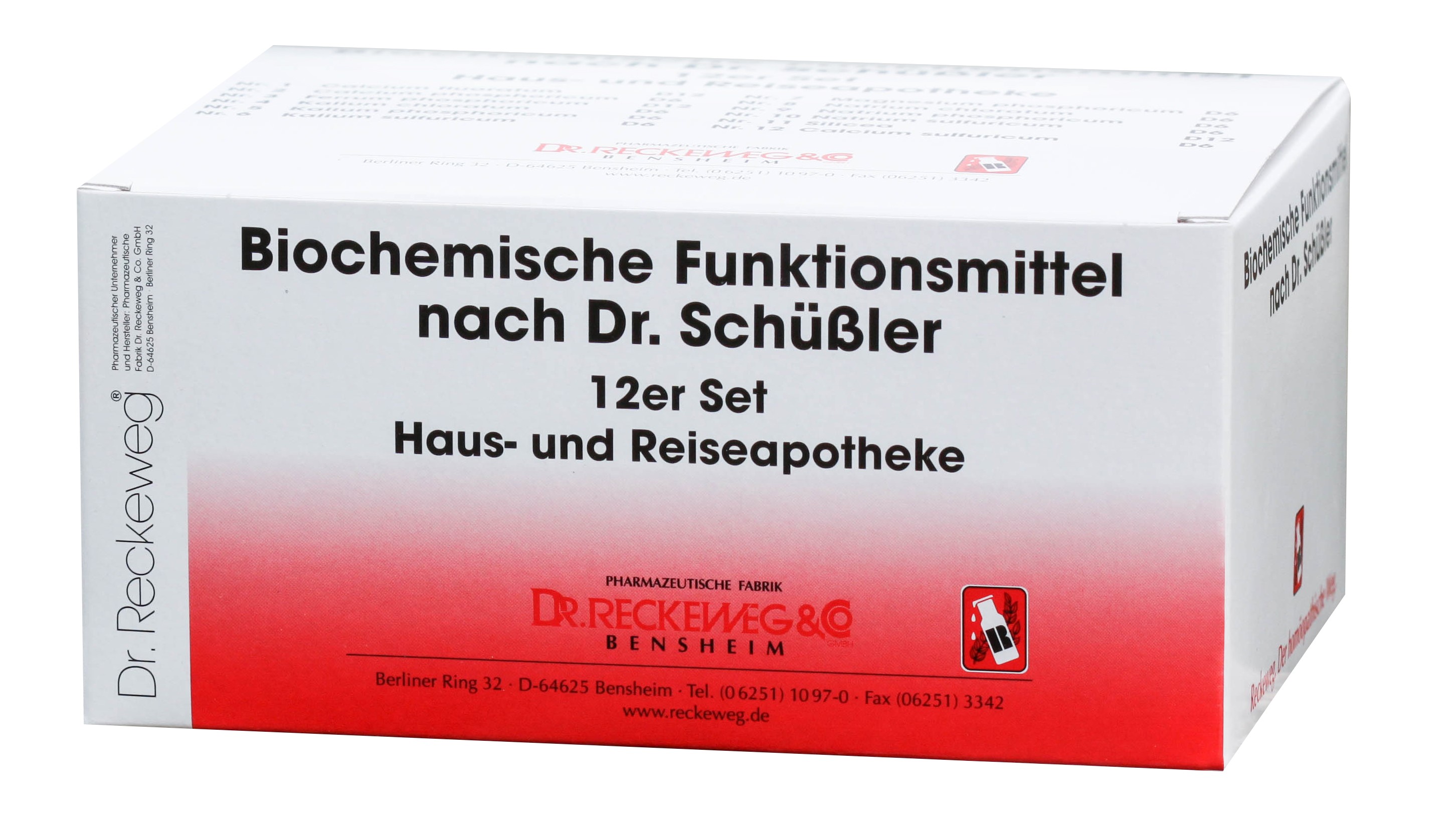 Schüßler Salz Haus- und Reiseapotheke, 12er-Set