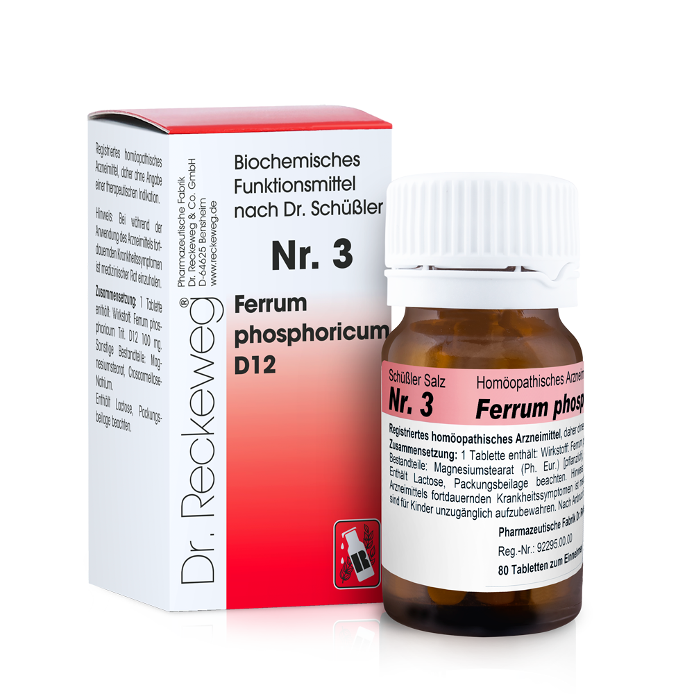 Schüßler Salz Nr. 3 Ferrum phosphoricum D12