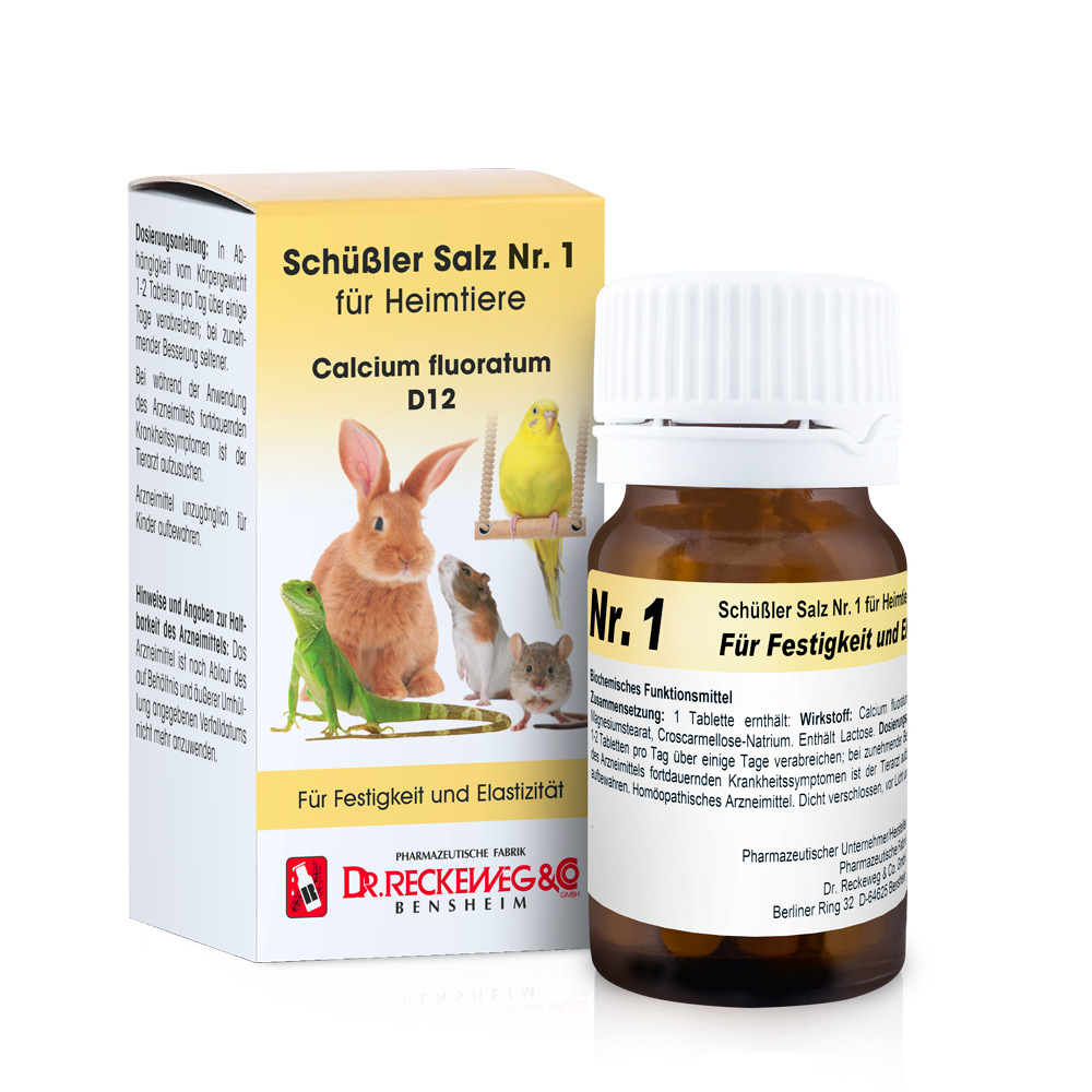 Schüßler Salz Nr. 1 für Heimtiere Calcium fluoratum D12